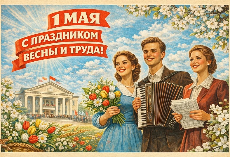 С праздником Весны и Труда